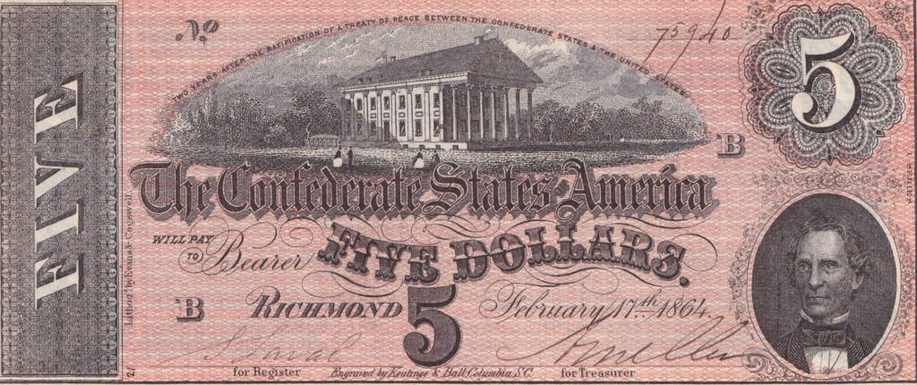 Confederate Currency in San Diego
